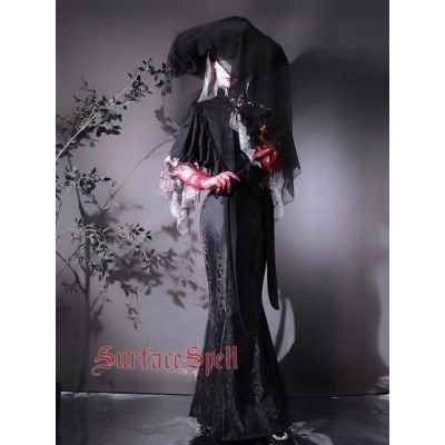 Surface Spell Gothic Lady Snake Corset Fishtail Skirt(Full Payment Without Shipping)